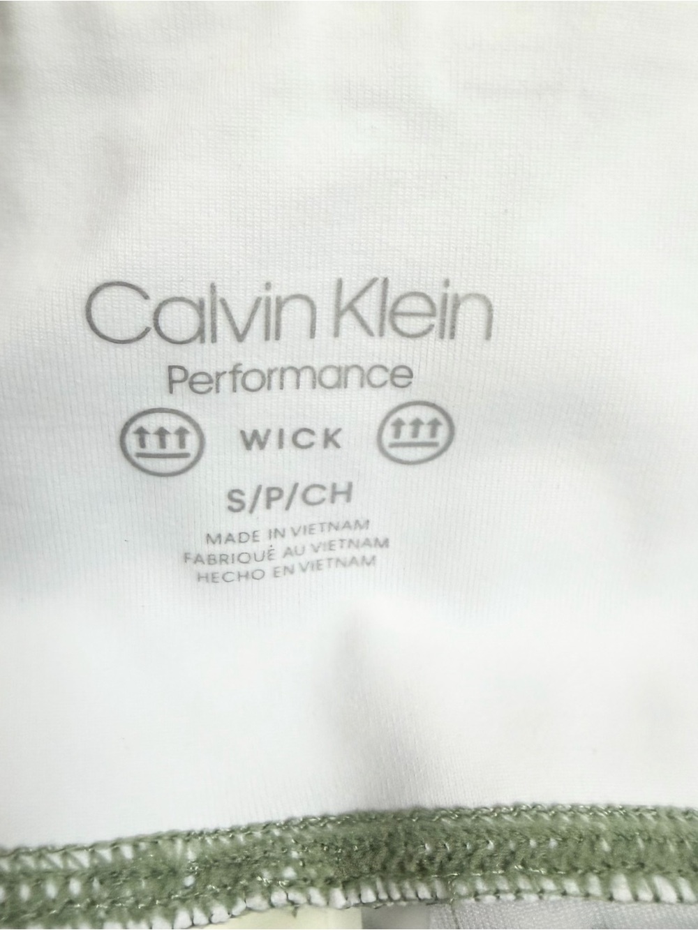Calvin Klein Performance High Waist Crop Tight Abstract Print Leggings Small NWT - Picture 10 of 14